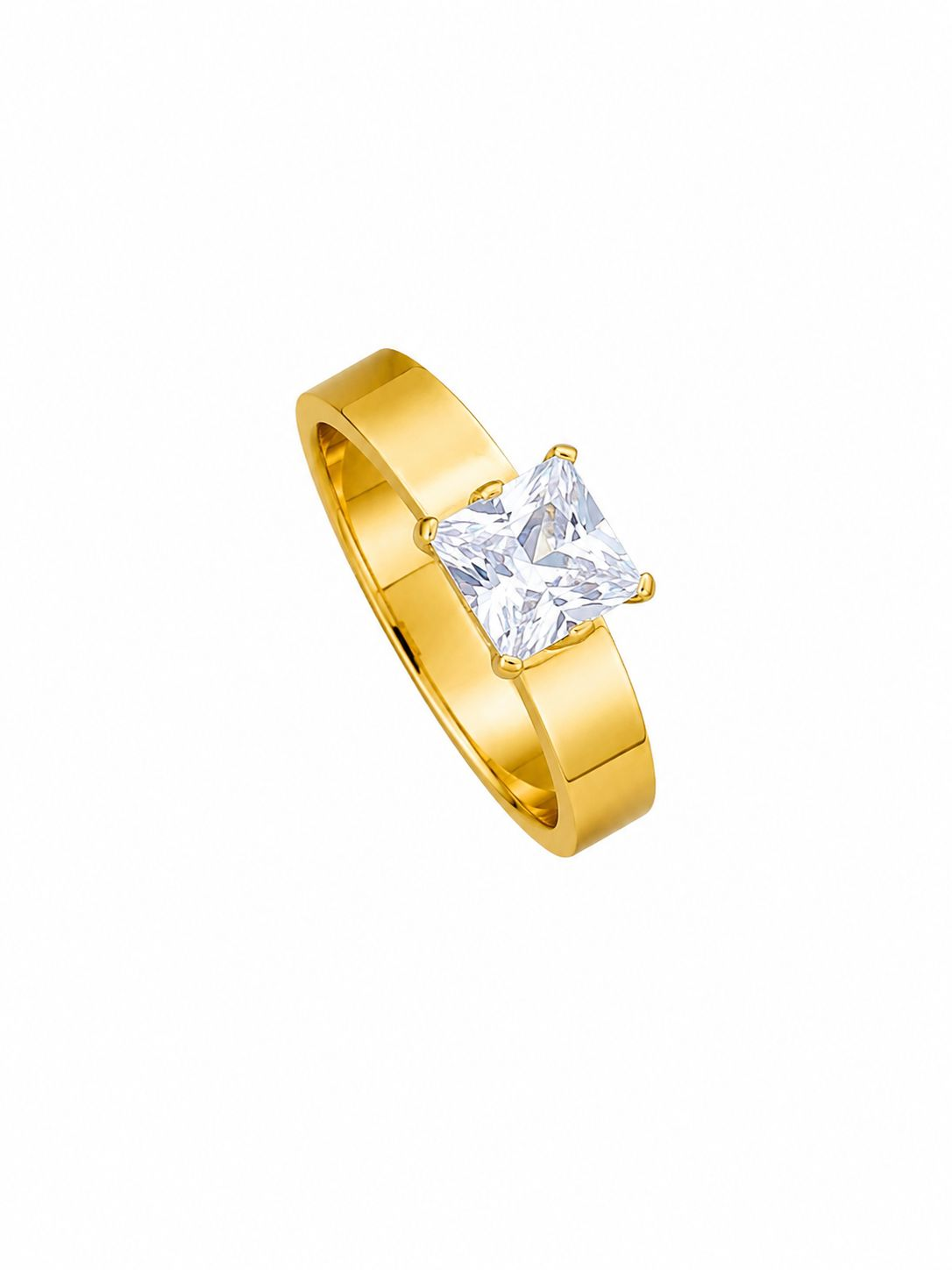 Radiant Princess Solitaire Ring