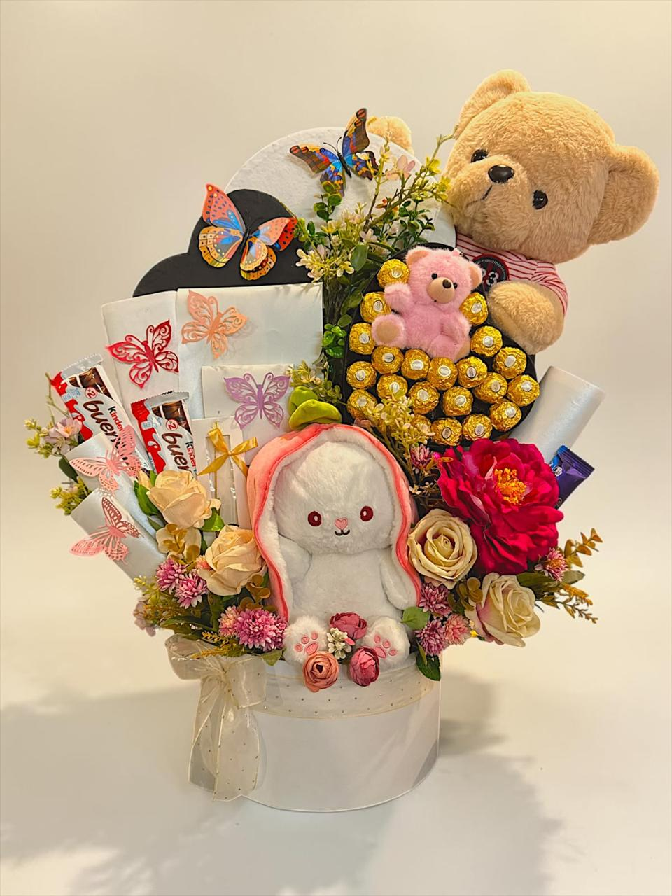 Teddy & Bunny Chocolate Celebration Hamper