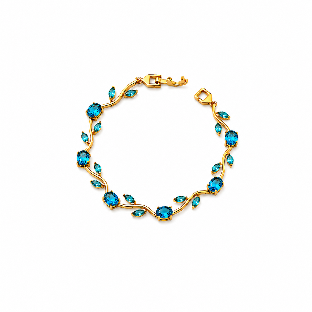 Tulip-Azure Blossom Bracelet