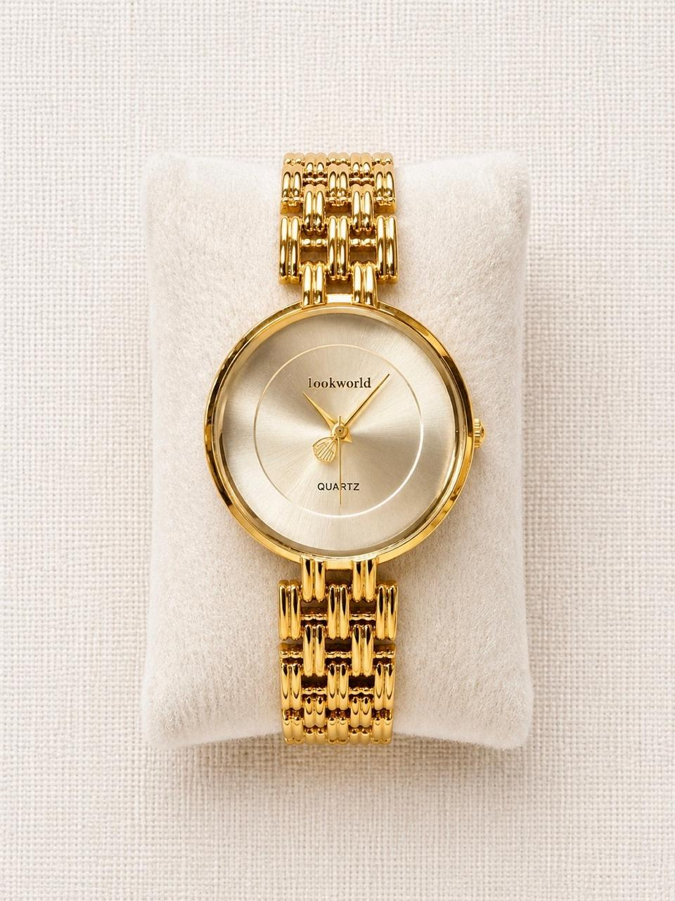 Classic Gold Champagne Quartz Watch