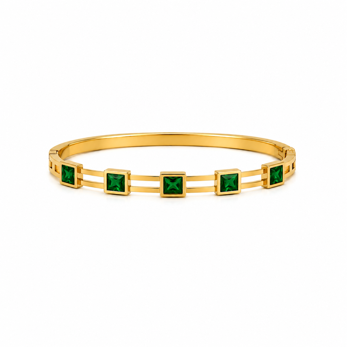 Emerald Horizon Bangle
