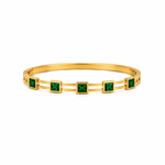 Emerald Horizon Bangle