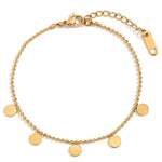 Celeste Charm Disc Bracelet