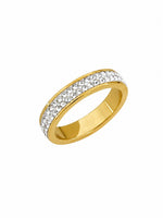 Luxe Crystal Band Ring