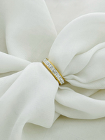 Luxe Crystal Band Ring