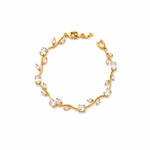 Tulip-Crystal Vine Bracelet