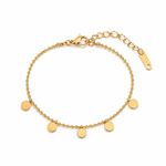 Celeste Charm Disc Bracelet