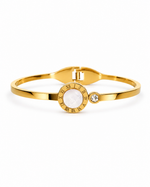 Roman Elegance Crystal Bangle
