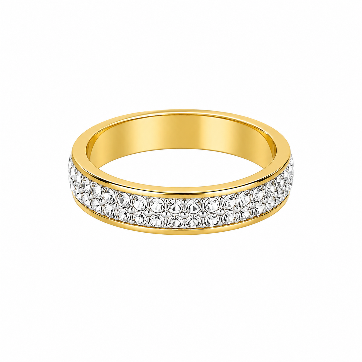 Luxe Crystal Band Ring