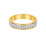 Luxe Crystal Band Ring