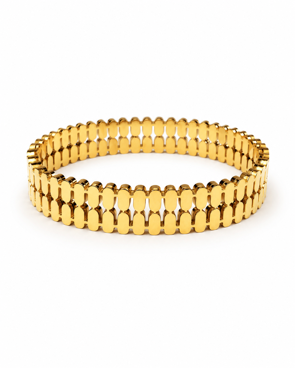 Golden Harmony Link Bracelet