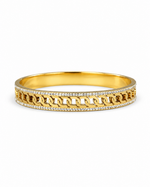 Crystal Chain Luxe Bangle