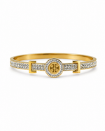 Imperial Crystal Emblem Bangle