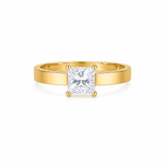 Radiant Princess Solitaire Ring