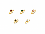Heart Charm Ring Collection