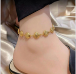Golden Scallop Shell Anklet