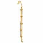 Golden Multi-Layer Beaded Bracelet