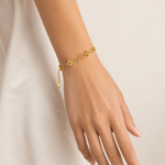 Golden Multi-Layer Beaded Bracelet