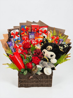 Kuromi Chocolate &amp; Rose Gift Baske