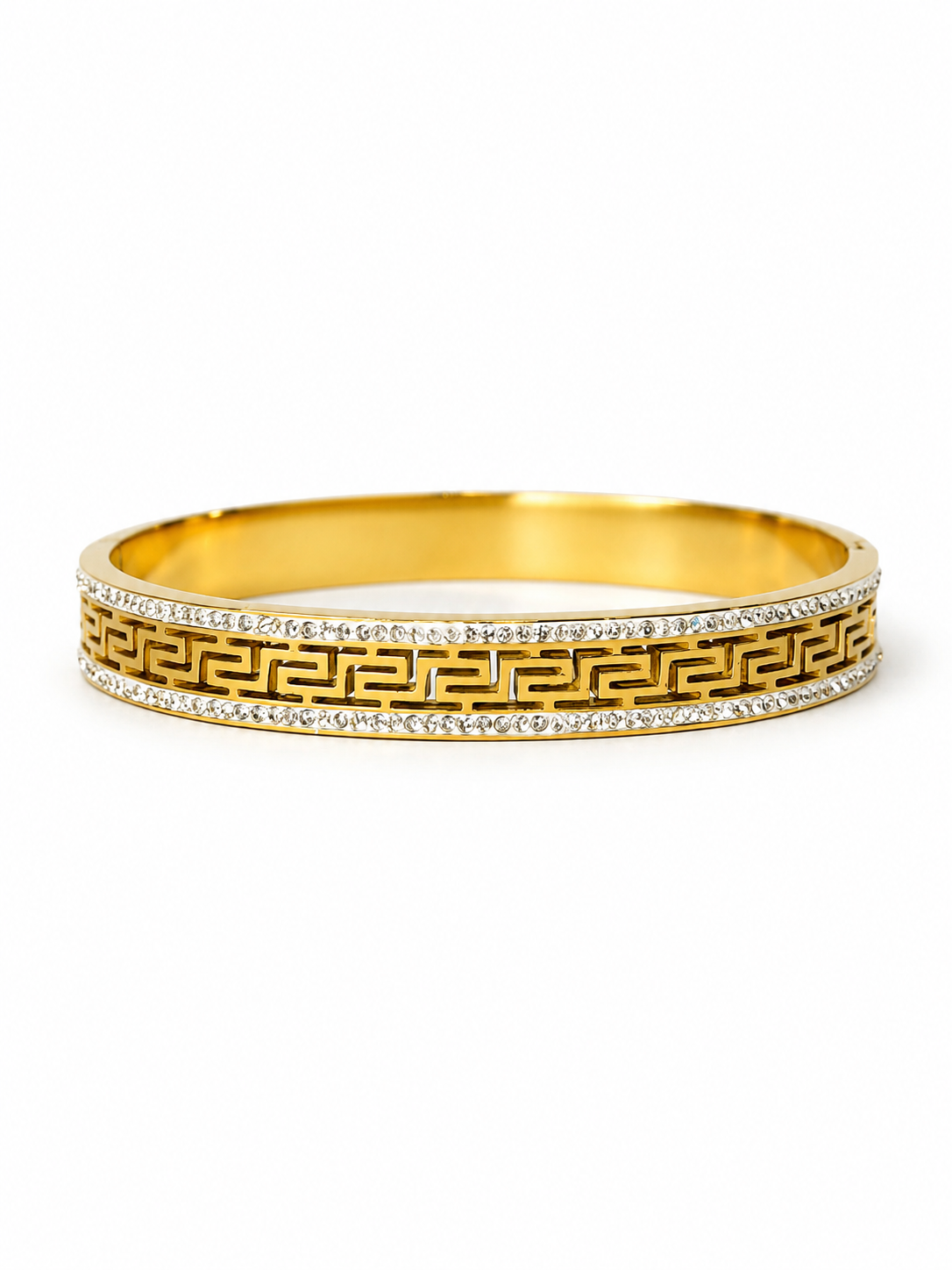 Imperial Greek Crystal Bangle