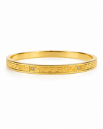 Imperial Meander Gold Bangle