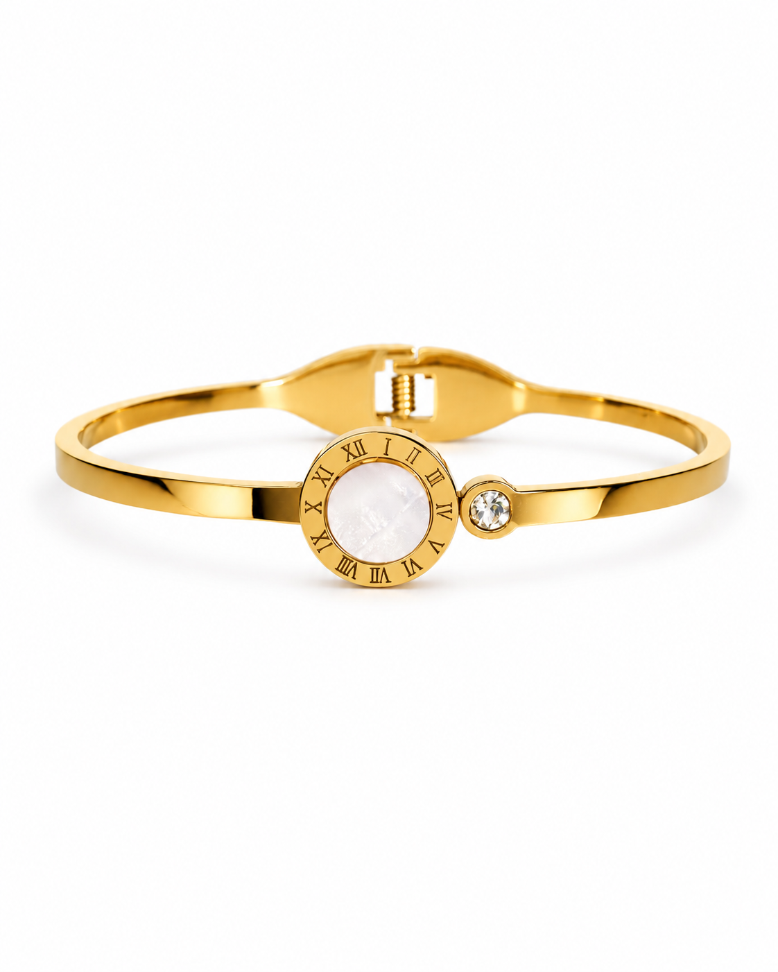 Roman Elegance Crystal Bangle
